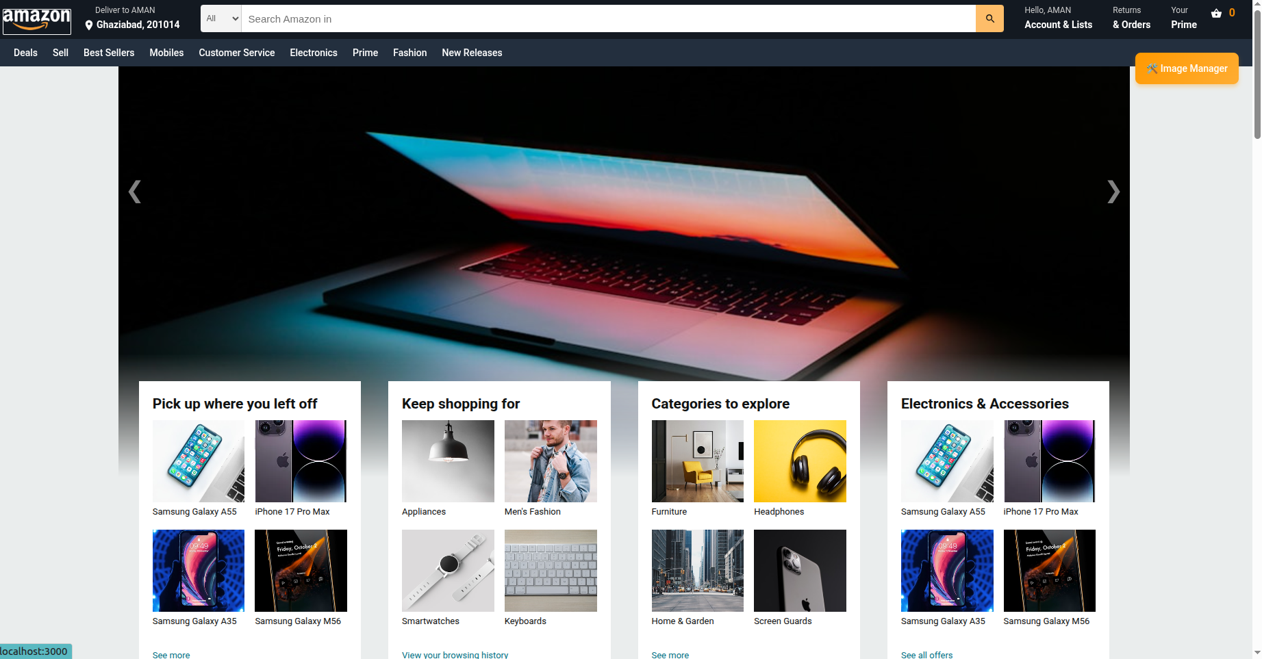 Amazon Clone - E-commerce Platform
